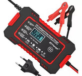 Cargador De Batería Arrancador 12v 6a Lcd Inteligente